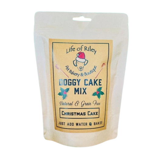 Dog Cake Mix, DIY At Home Kit, Make a Christmas Cake, Muffins or Cupcakes, Includes Icing, By Life Of Riley Bakery