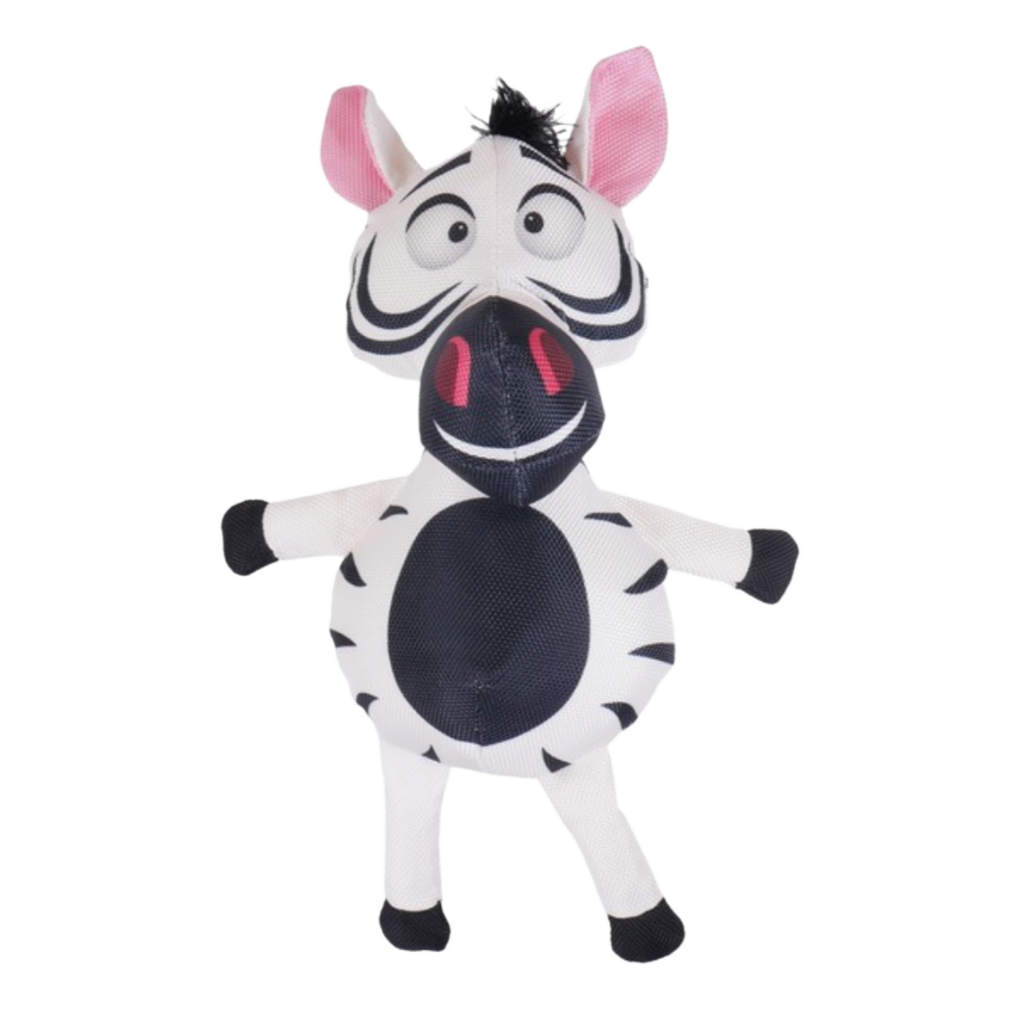 Rosewood Safari Tough Zebra Squeaky Dog Toy