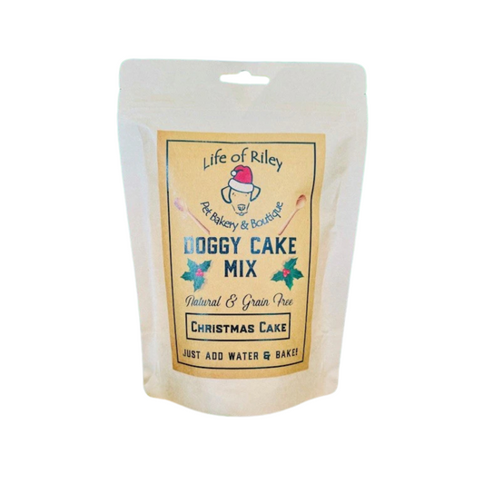 Dog Cake Mix, DIY At Home Kit, Make a Christmas Cake, Muffins or Cupcakes, Includes Icing, By Life Of Riley Bakery